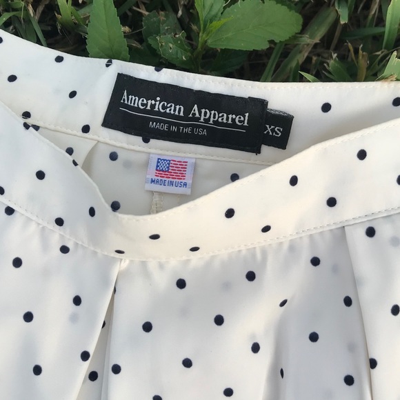 American Apparel Polka Dot Skirt - Picture 5 of 5